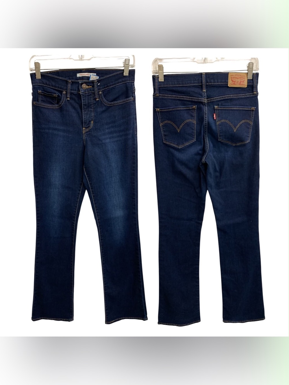 Levi's Dark Indigo Shapping Bootcut Leg Jeans Size XS